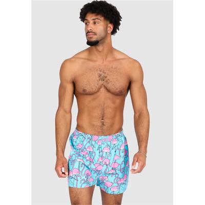 Boxershorts LOUSY LIVIN "Cap du Lousy", Herren, Gr. XL, 3 Stk., bunt (blau), 100% Baumwolle, Unterhosen, mit lässigen Allover-Prints