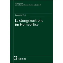 Leistungskontrolle im Homeoffice, Fachbücher von Katharina Vogt