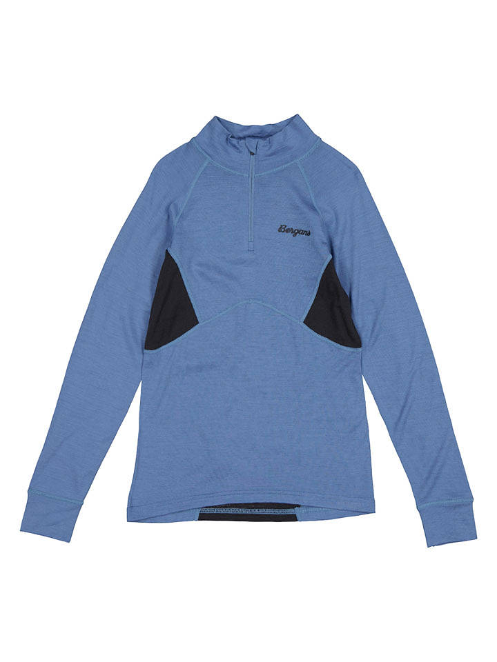 Bergans Funktionsunterhemd "Pureerino" in Blau - 164