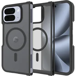 Cazy Silikon Hülle Soft TPU Schutz (Google Pixel 10 Pro Fold), Smartphone Hülle, Schwarz