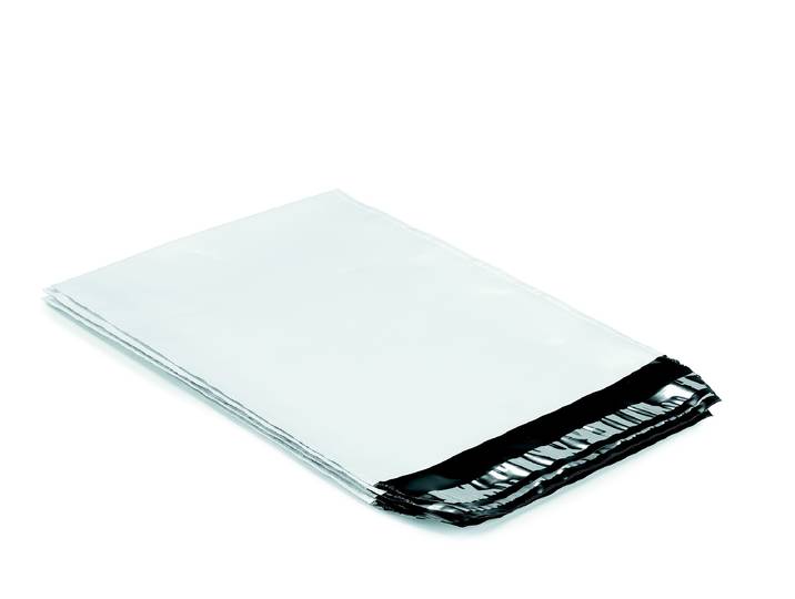 RAJA Pochette plastique d'expédition opaque 330 x 400 mm 80 microns - fermeture adhésive - Lot de 100