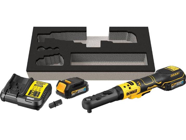 DEWALT Akku-Ratsche\, 3/8-1/2Z\, 18V / 1\,7Ah
