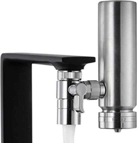 Famanu Waterfilter kraan aansluiting, roestvrij staal