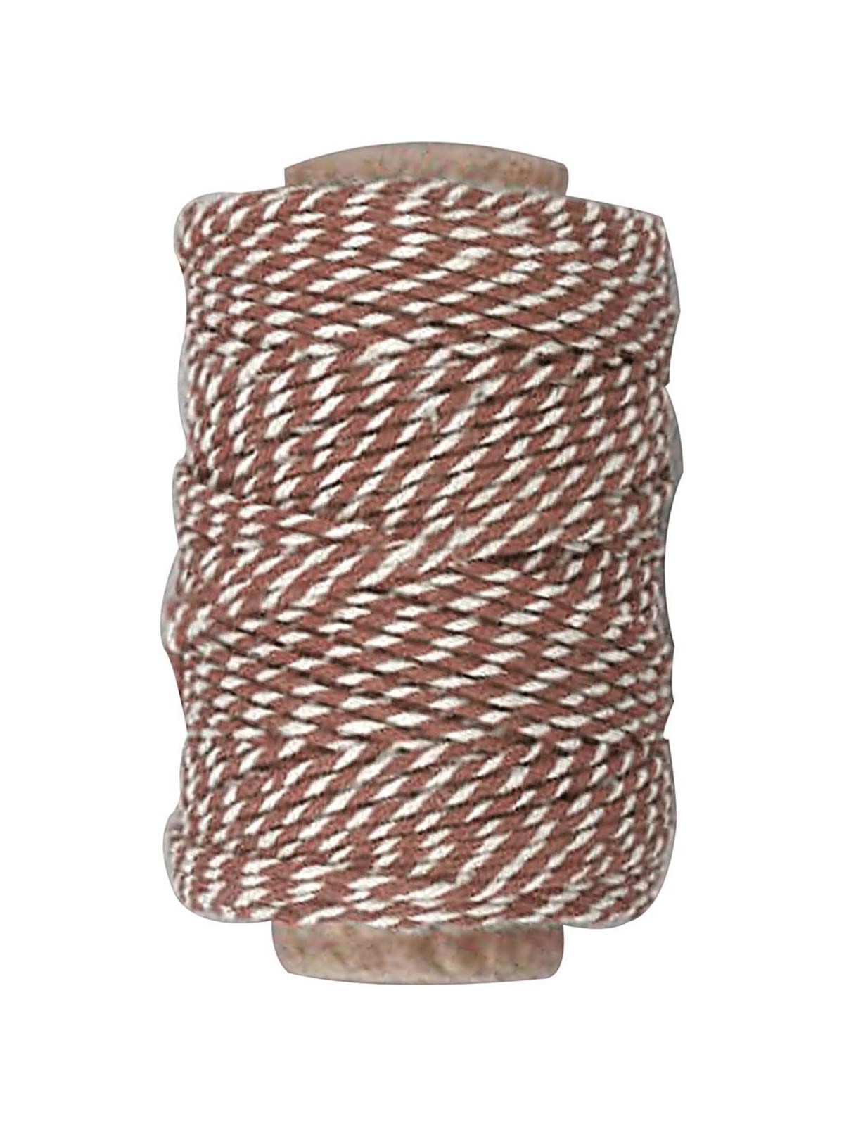Creativ Company Cotton cord Brown/White 50m