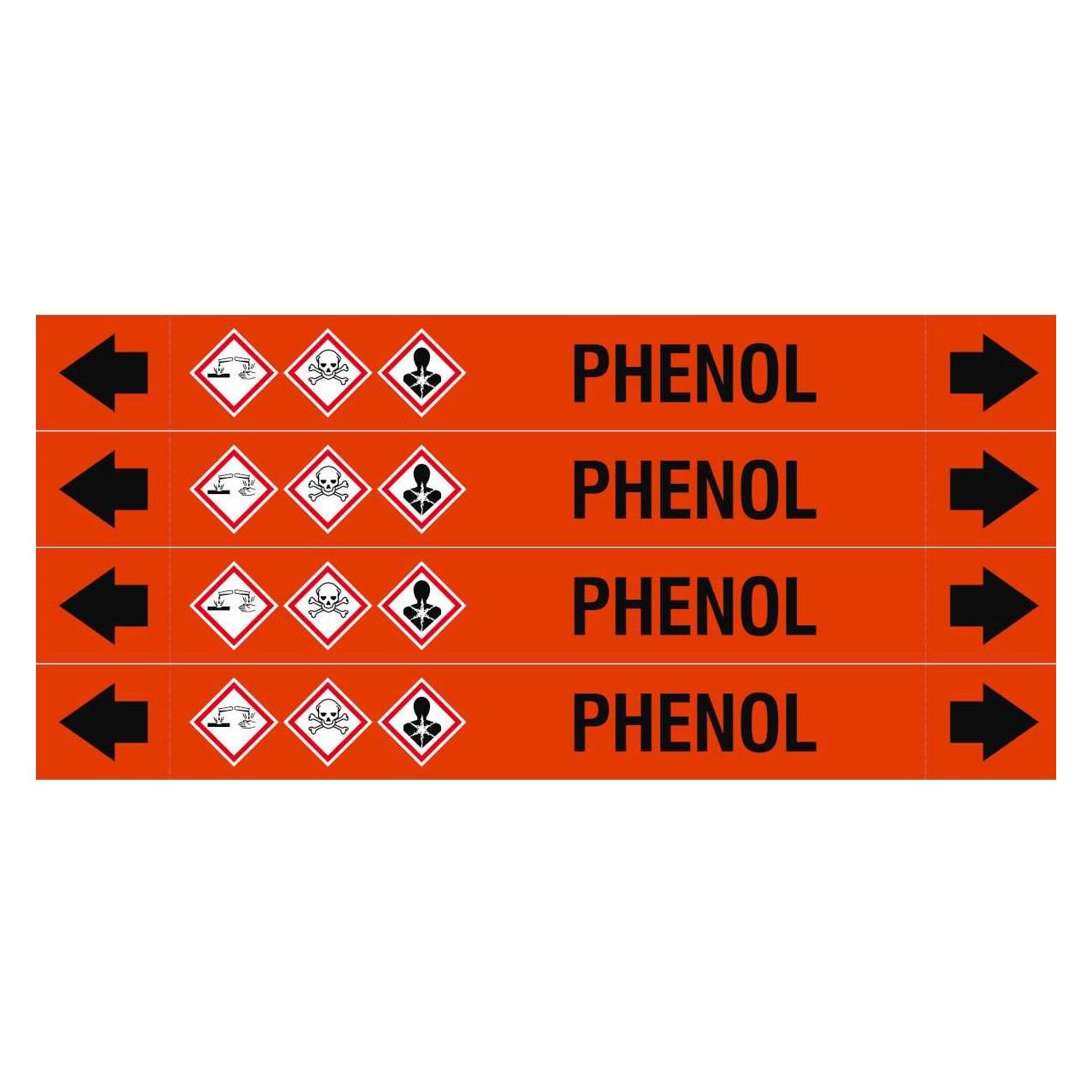 Brady ASME - Rohrmarkierer - Phenol (ASMEPM-26X230MM-PHENOL)