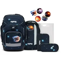 ergobag PACK Set Schulranzen-Set KoBärnikus, 6-teilig Blau 20 Liter