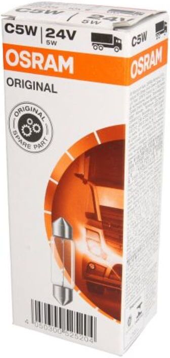Ams-Osram Glühlampe Sekundär OSRAM C5W Standard 24V, 5W, 10 Stück
