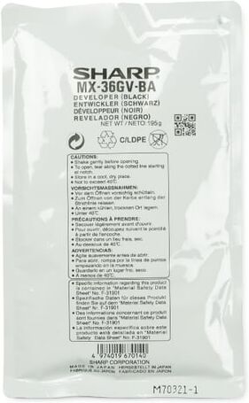 Sharp MX-36GVBA revelador preto
