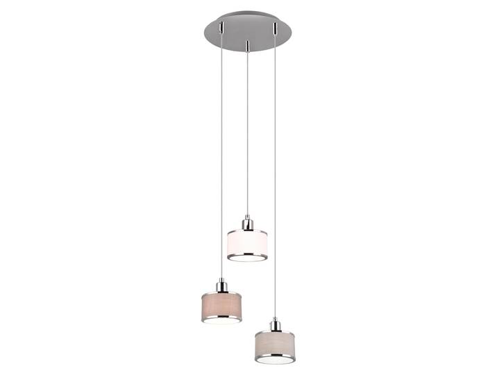 Suspension KAPRUN argent et nuances d'argent\, 3xE14x28W\, métal\, dimensions : 150x29x29 cm\, IP20\, Trio