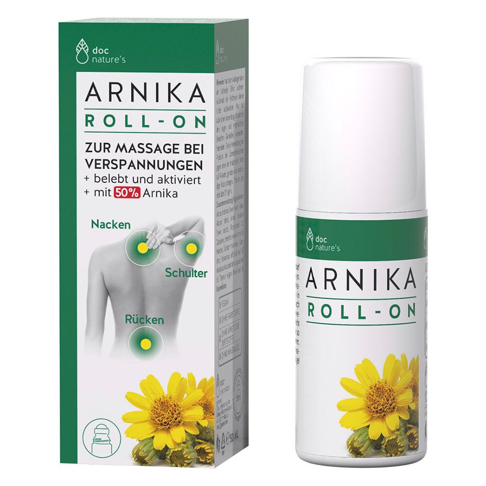 Arnika Roll-On DOC Mass. 50 ml Roller