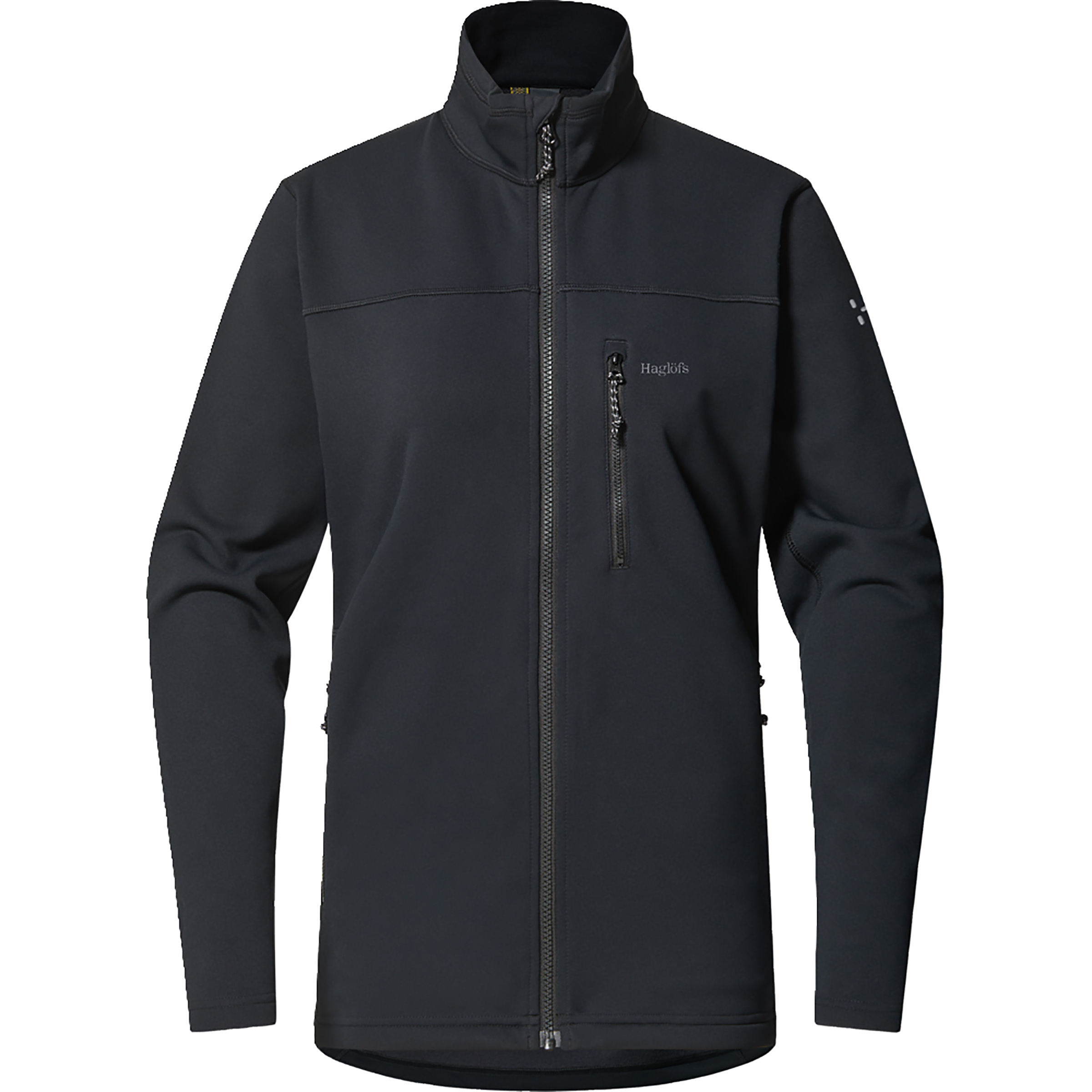 Haglöfs Rosson Mid Damen Fleecejacke schwarz Größe S Camping Elastisch