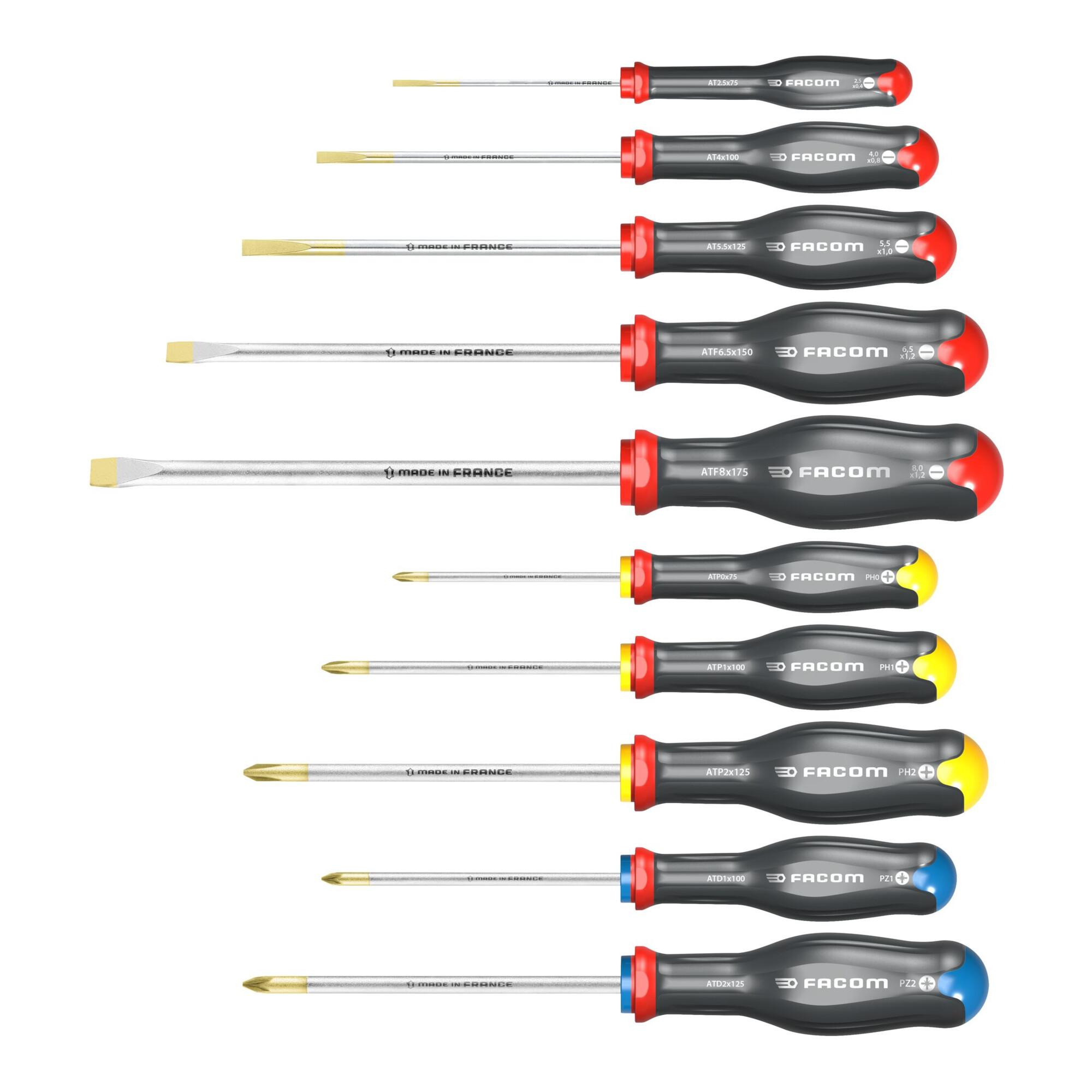Facom Schraubendreher Set 10-tlg (AT.J10)