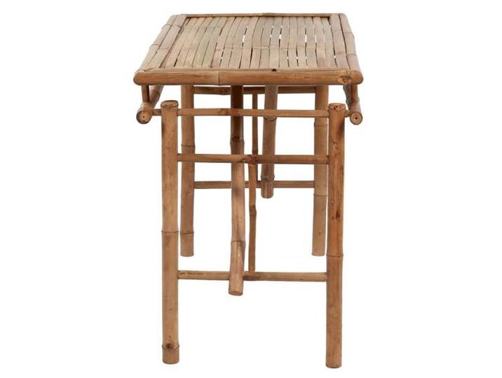 YOSOO Table de jardin pliable 115x50x75 cm Bambou LS008