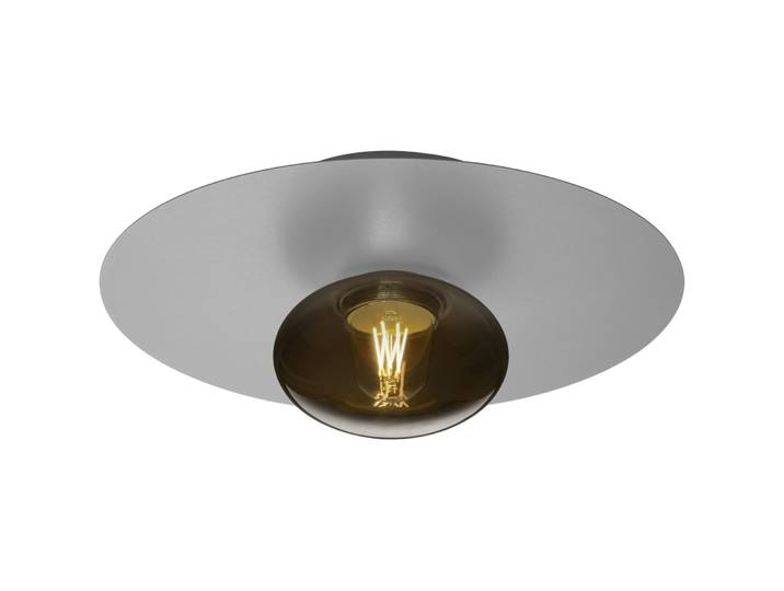 Deckenlampe Tatum hellgrau Metall B 45 cm