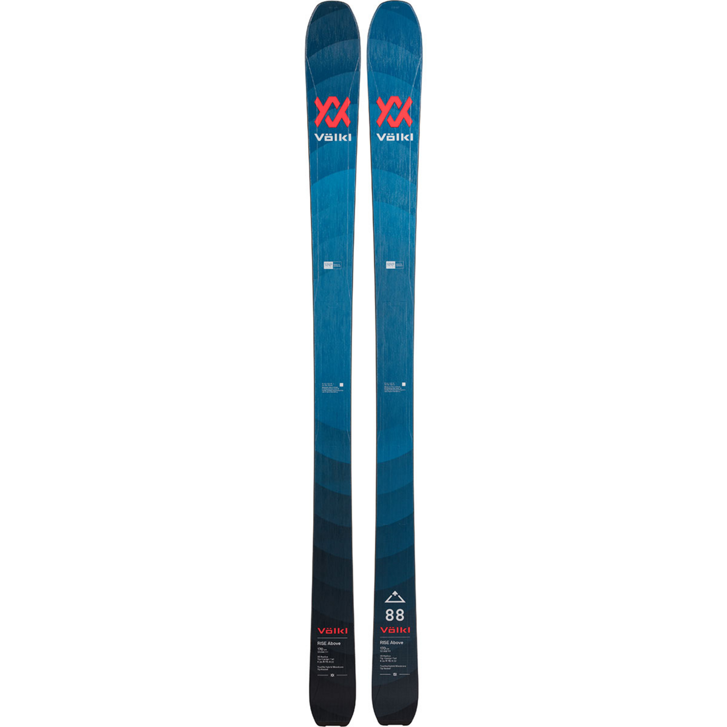 Völkl Rise Above 88 Tourenski 25/26 Tourenski blau Größe 163cm Trekking
