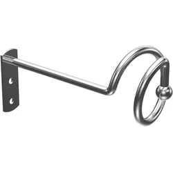 DRAPIERHAKEN für Gardinen / Vorhänge, Chrom, Packung 1 Paar