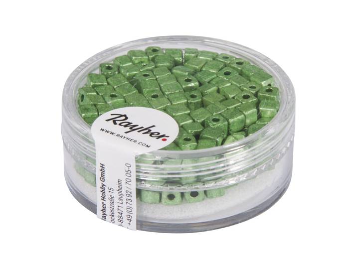 Metallic-Würfel, matt, 3,4 mm, Dose 15g