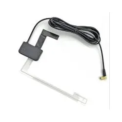 AMPIRE DAB+ Glasklebeantenne (Innenmontage) mit SMB-Stecker DAB2-SMB