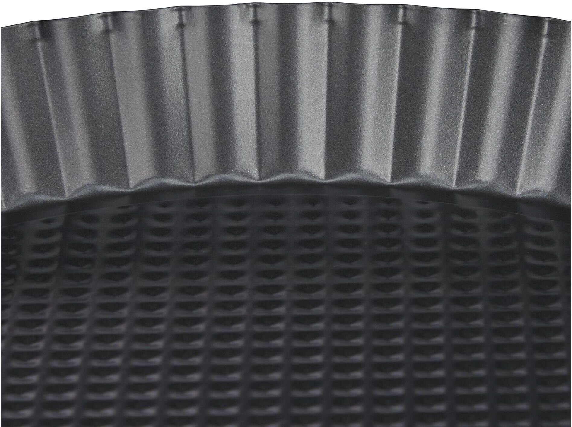 Backform RELAXDAYS "21 cm/26 cm/28 cm", grau (anthrazit), Stahl, Küchenformen, Backform anthrazit Einheitsgröße