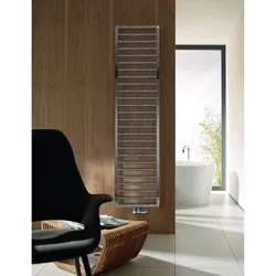 Zehnder Design-Heizkörper Subway SUB-100-045, Grau Aluminium, 973x30x450 mm