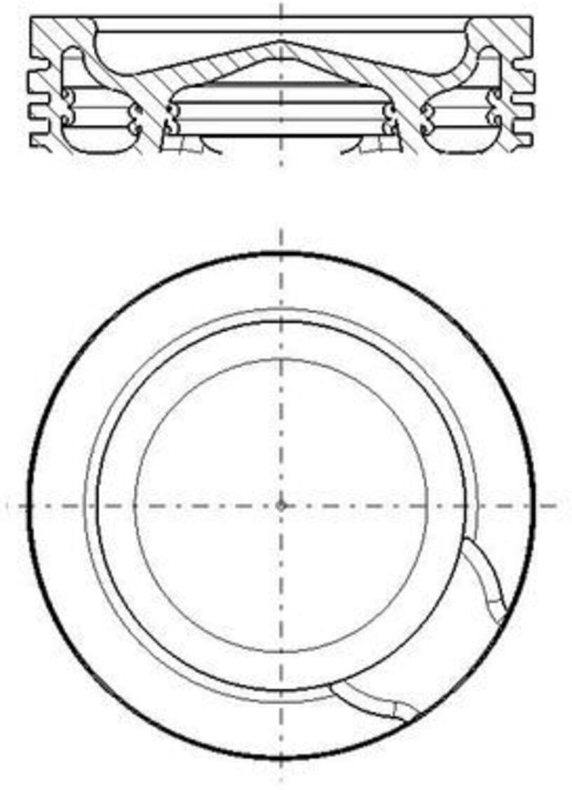 Mäntä Mahle 001 Pi 00194 000