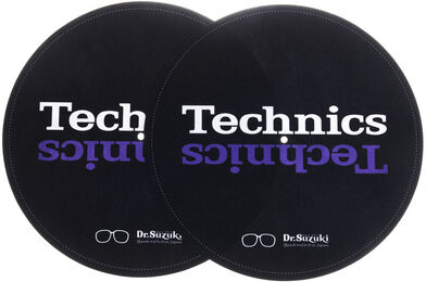 Dr.Suzuki Technics 12'' Mix Slipmats Schwarz