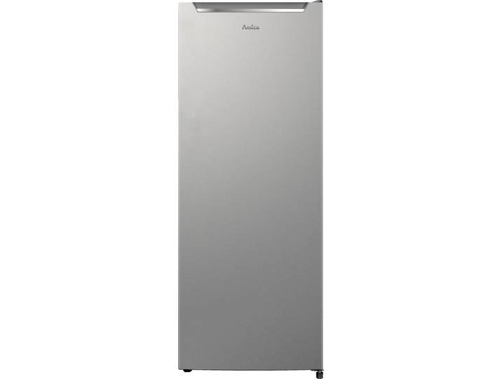 AMICA Vollraumkühlschrank VKS 354 135 E , Energieeffizienz: E, silber (weiß, neutral), Rechtsanschlag, wechselbar, Kühlschränke, Mehr Frische-Komfort: hell, flexibel und hochwertig im Look, Vollraumkühlschrank