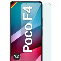moex Klares Panzerglas für Poco F4 – passgenaue 9H Schutzfolie für zuverlässigen Displayschutz – ShockProtect Klar