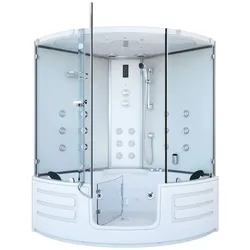 AcquaVapore Dampfdusche Whirlpool Dusche Duschkabine K70-WS-EH 150x150cm OHNE Zusatzoptionen