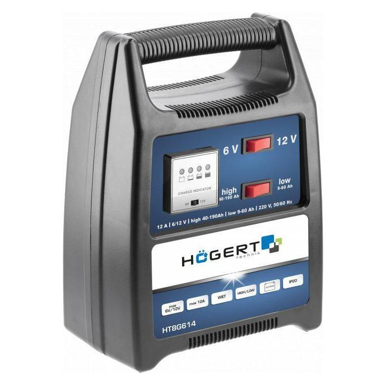 GCS HOGERT PROSTOWNIK 6/12V 12A 200Ah (12 A, 12V, 6V) (HT8G614)