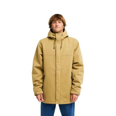 Parka BILLABONG "All Day 10K", Herren, Gr. S, beige (khaki), Obermaterial: 100% Polyester., Jacken Parka