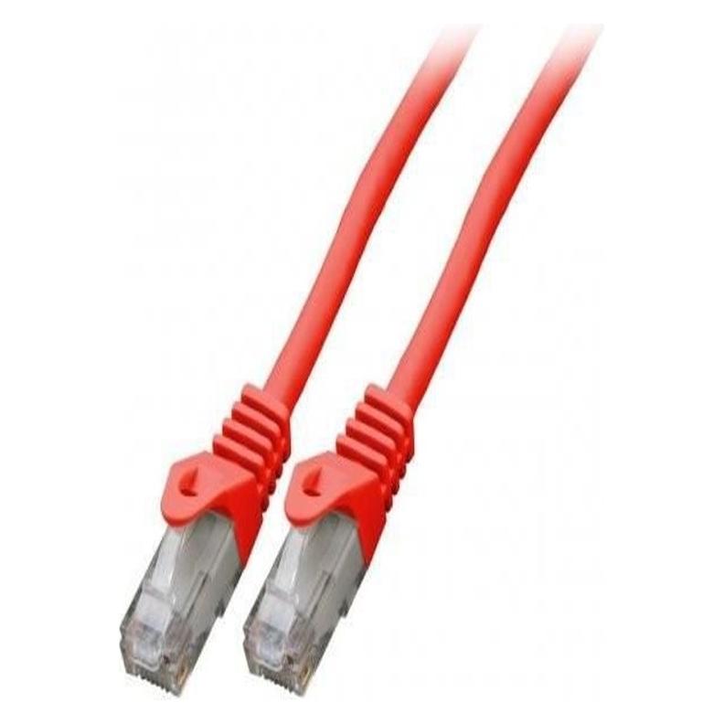 Mercodan Patchkabel KAT6 UTP, Rd (UTP, CAT6, 0.25 m) (371224002)