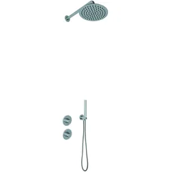 JEE-O Slimline Shower Set 01, edelstahl gebürstet, 800-6420 800-6420