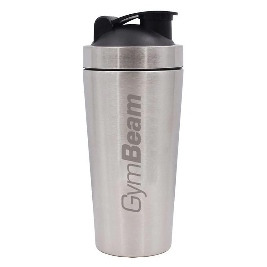 GymBeam Stainless Steel Shaker 750ml Protein Shaker Grey (0.75 l) (30941-1-750)