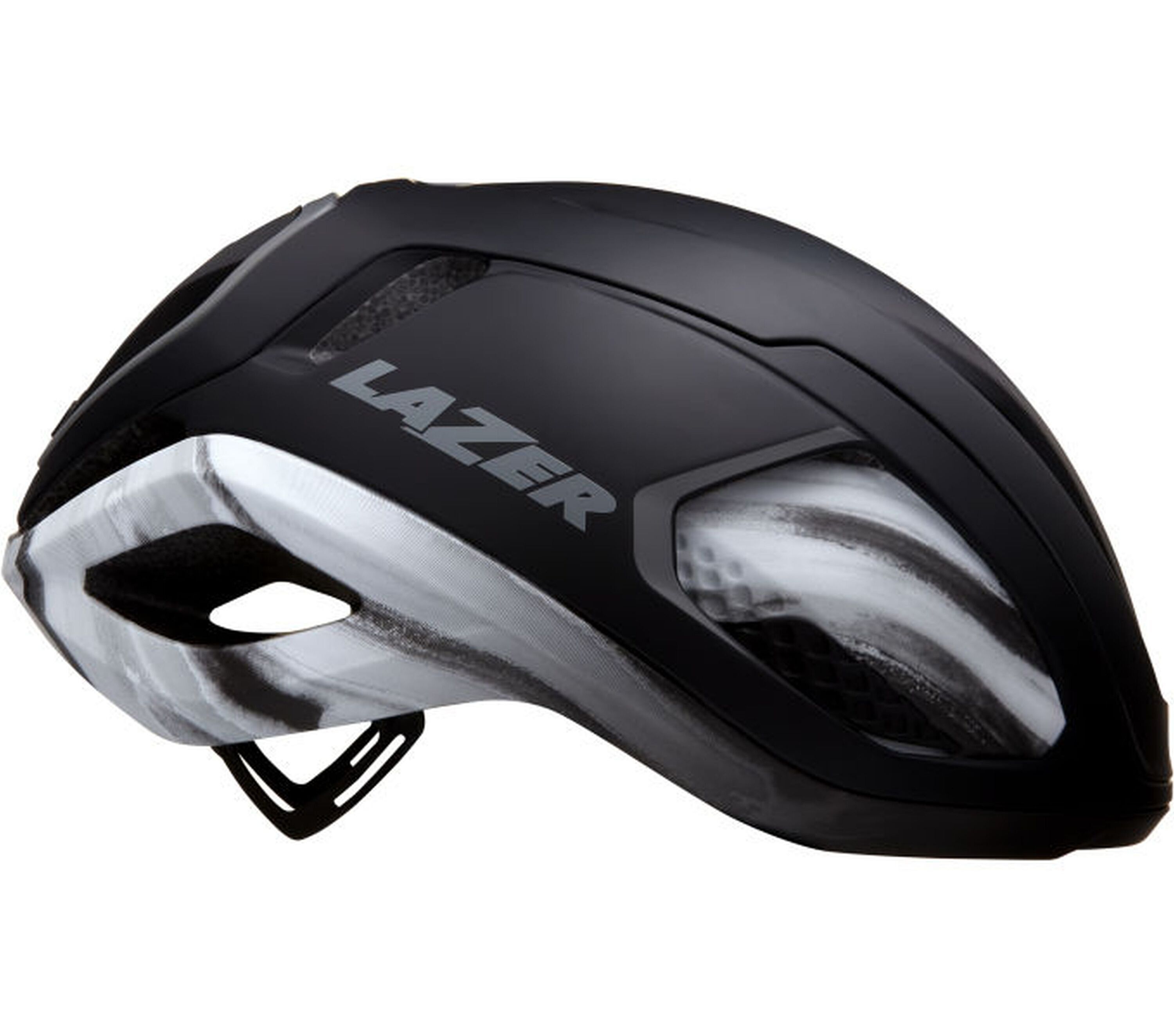 LAZER Rennrad/Gravel-Helm Vento KinetiCore, Black Silver