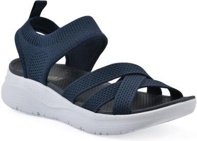 Women's Charry FOM Comfort by White Mountain in Navy Fabric (Size 6 M)