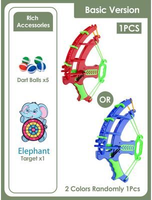 Discount Dollar Deals Montessori Throw Sport Slingshot Target Sticky Ball Dartboard Educational Outdoor Game For Children toy Bow Set D