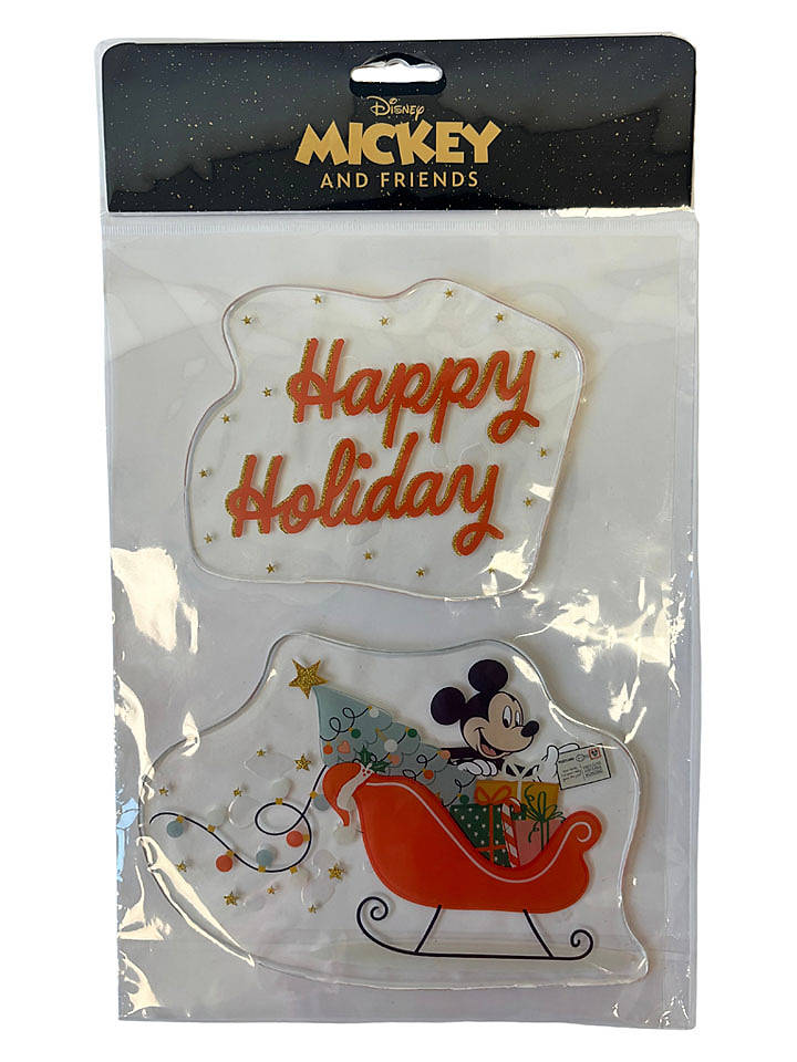 Christmas Inspirations Fenstersticker "Mickey & Friends" in Bunt - onesize