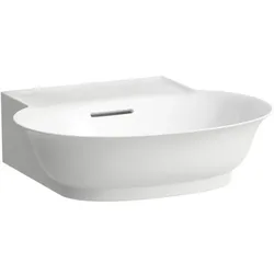 LAUFEN The new classic Handwaschbecken H8158520001091 50x45cm, mit Überlauf, ohne Hahnloch, weiß