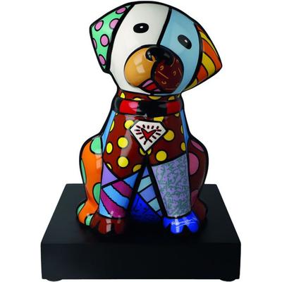 Dekofigur GOEBEL "Romero Britto - Baby Blue", bunt, B:21,5cm H:29,5cm T:19,5cm, Porzellan, Dekofiguren, Limitiert auf 1.000 Stück, mit Zertifikat