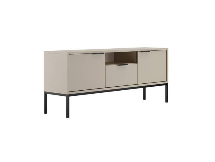 Meuble TV Petits-meubles - Seattle - 135 x 33 x 56 4cm - Cachemire