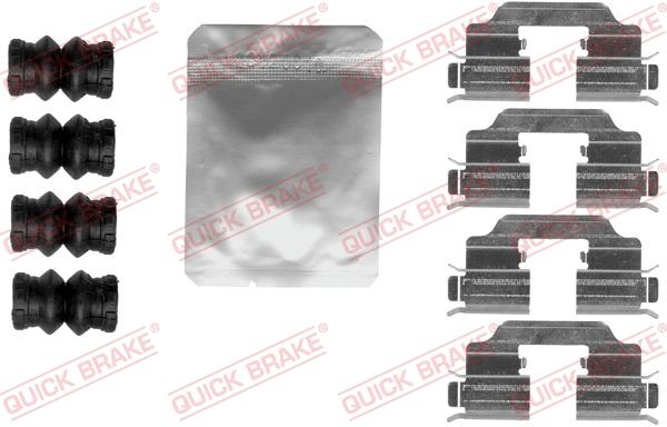 Quick Brake Zubehörsatz, Scheibenbremsbelag 109-1832