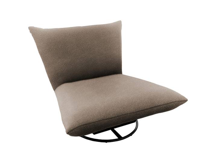 Livetastic Relaxsessel Lesesessel, Taupe, Metall, 100x78x96 cm, Wohnzimmer, Sessel, Relaxsessel