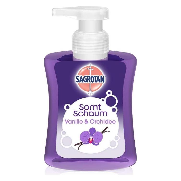 Sagrotan SamtSchaum Vanille&Orchidee (Flüssigseife, 250 ml) (3054753)