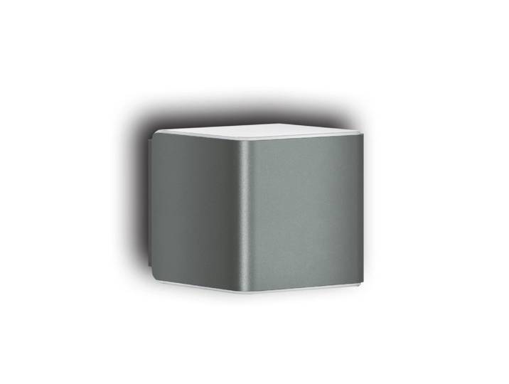STEINEL LED Wandleuchte L 840 C, 9,1 W, 3000 K, Anthrazit, BT , grau, H: 11cm, Leuchten, LED Wandleuchte