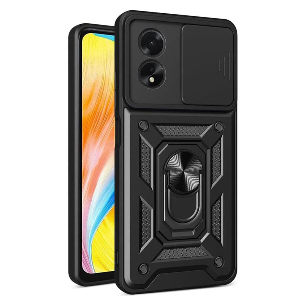 Techsuit - CamShield Series - Oppo A58 4G - Black (Oppo A58 4G) (56343412)