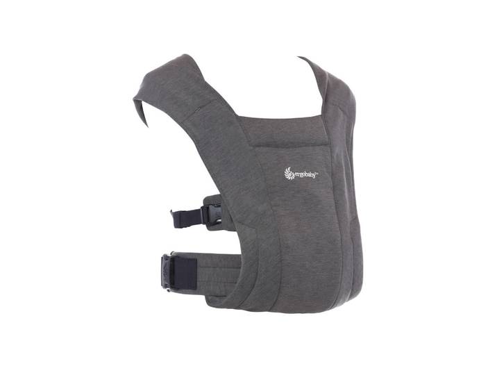 Ergobaby Babytrage Embrace, Grau, 17.4x12.4x26.5 cm, unisex, AGR-geprüft, Bauchtragefunktion, Schultergurte über Kreuz tragbar, Baby on Tour, Babytragen & Tragetücher