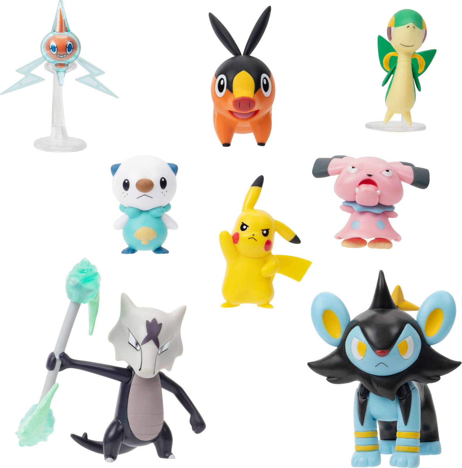 Jazwares Pokémon Battle Figure Set met 8 figuren