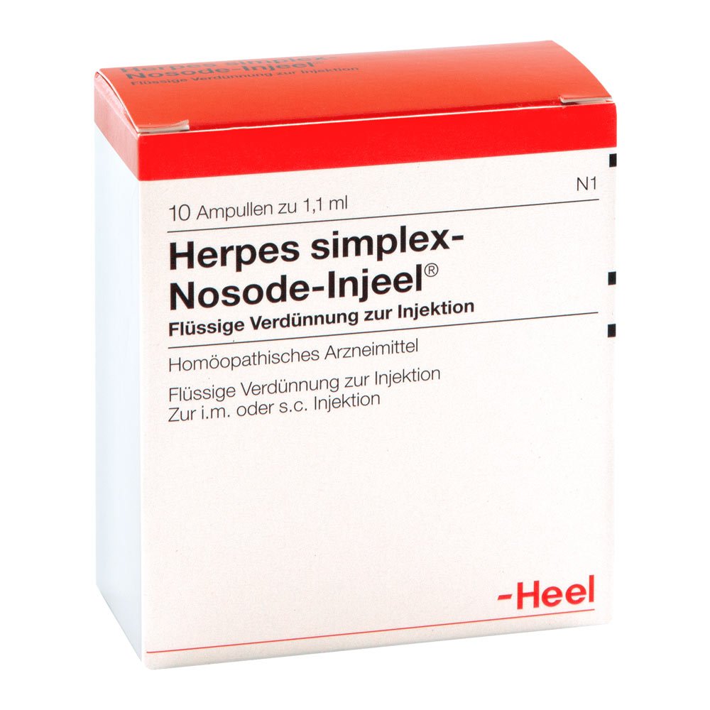 Biologische Heilmittel Heel GmbH Herpes Simplex Nosode Injeel Ampullen 01896607