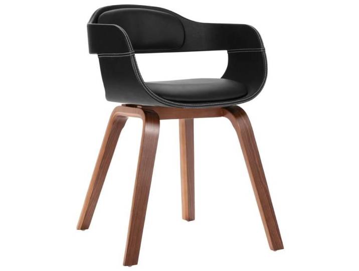 UNIQUE*NEW Lot de chaises de salle à manger Chaise de salon de mode Bois courbé et similicuir - 34599